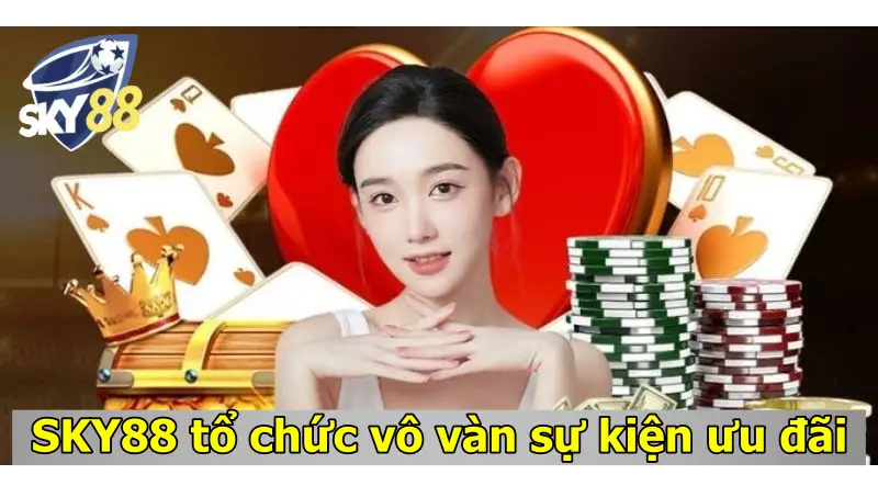 SKY88 tổ chức vô vàn sự kiện ưu đãi