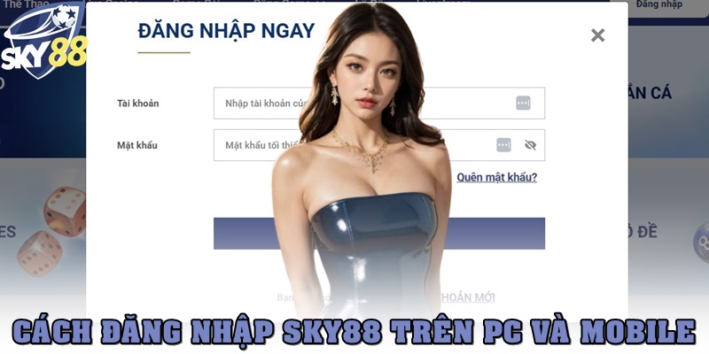 Hướng dẫn đăng nhập SKY88 trên máy tính và điện thoại