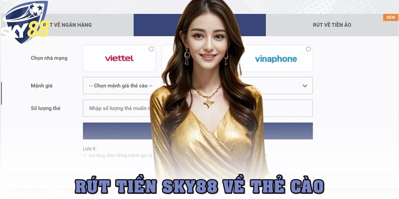 Rút tiền về thẻ cào